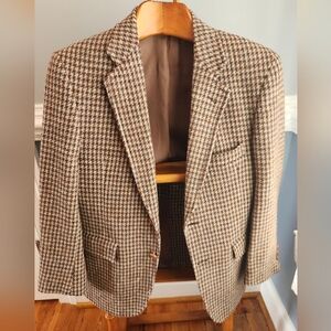 Harris Tweed Houndstooth Blazer